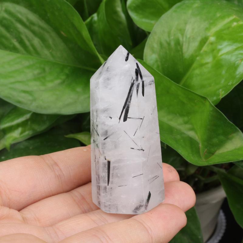 Black Tourmaline Quartz Towers