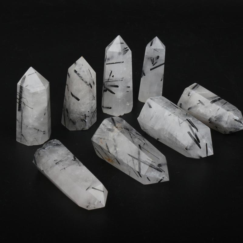 Black Tourmaline Quartz Towers