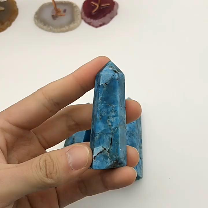 Blue Apatite Towers