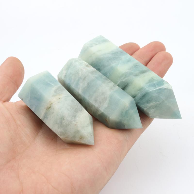 Blue Calcite Towers