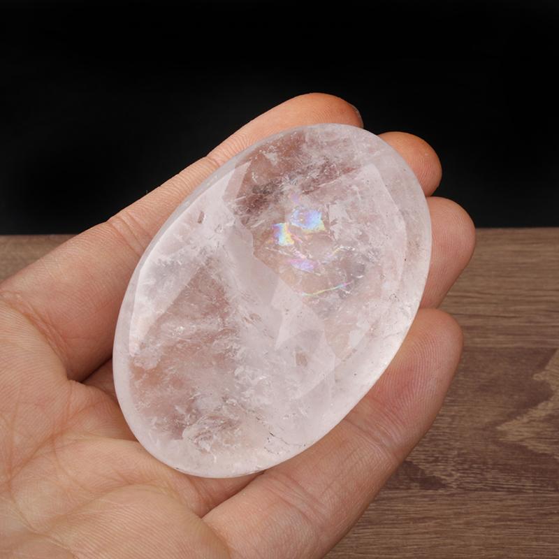 Clear Quartz Palm Stones