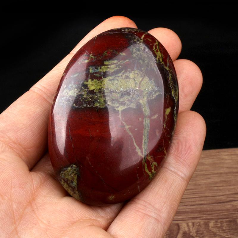 Dragons Blood Jasper Palm Stones