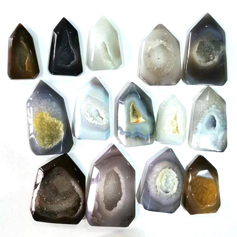 Druzy Agate Towers