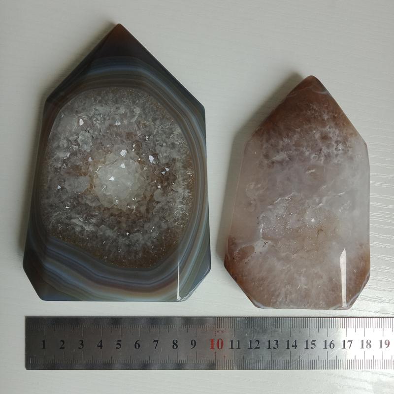 Druzy Agate Towers