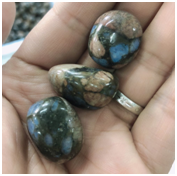 Llianite/Glaucophane Tumbled Stones
