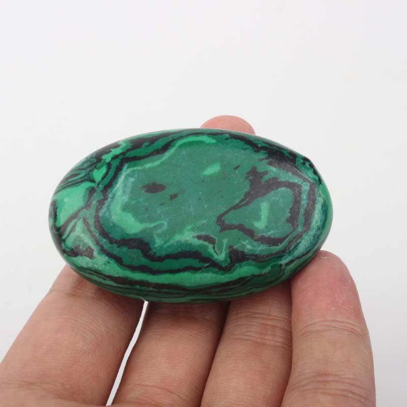 Malachite Palm Stones