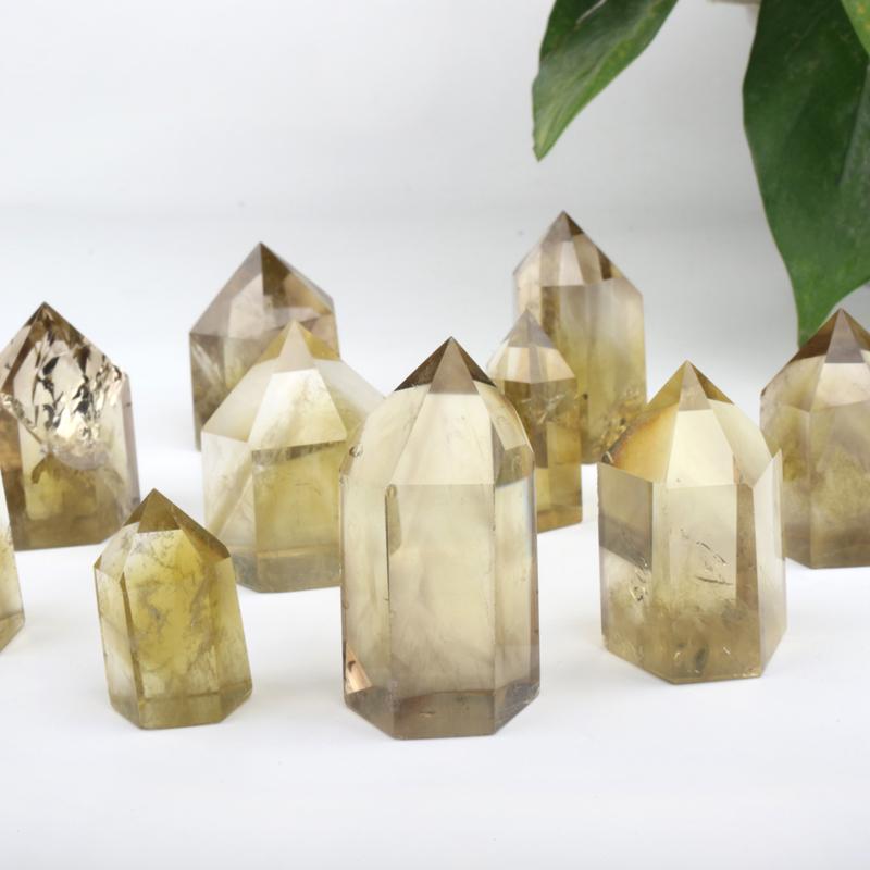 Natural Smokey Citrine Towers
