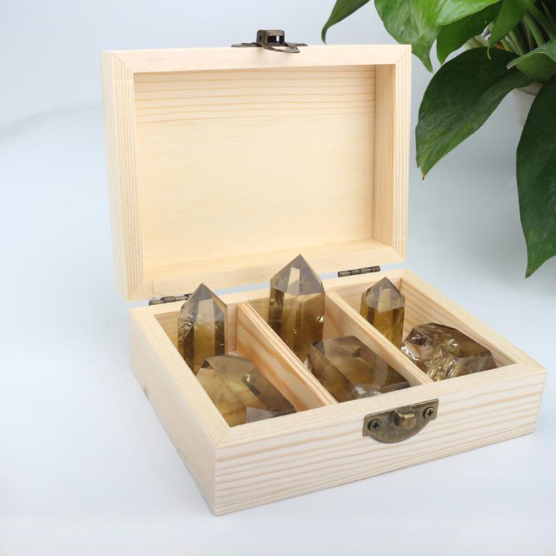 Natural Smokey Citrine Towers