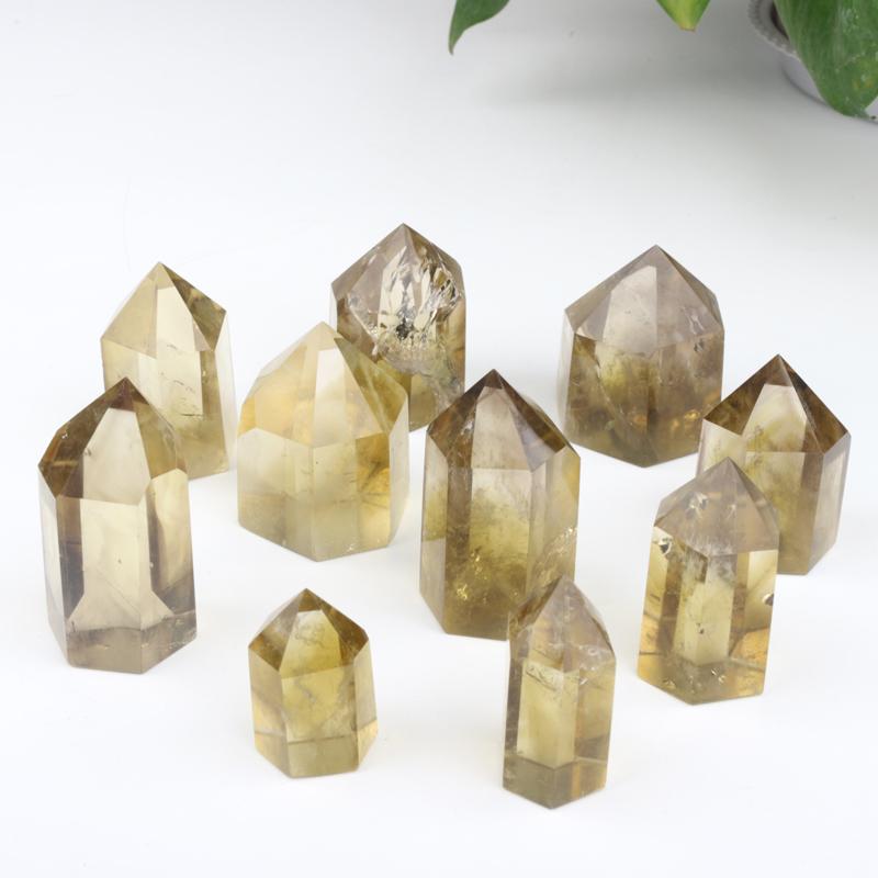 Natural Smokey Citrine Towers