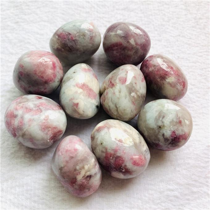 Pink tourmaline Tumbled Stones