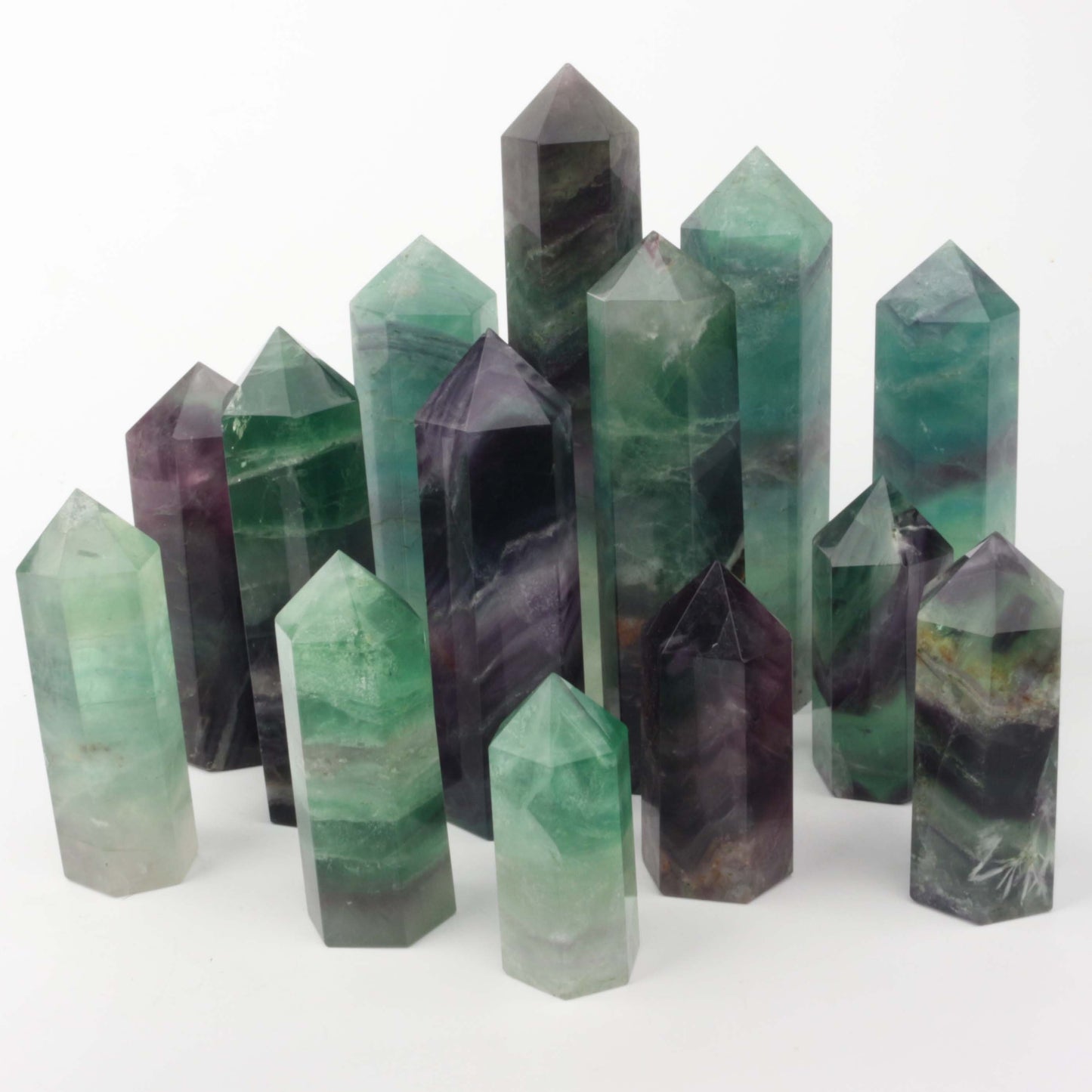 Rainbow Fluorite Towers