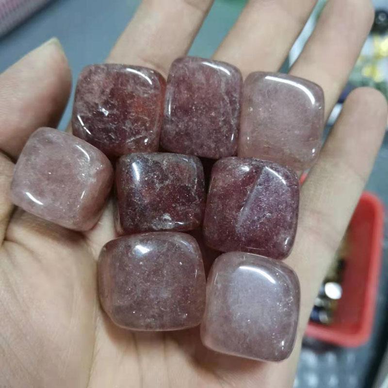 Strawberry Quartz Tumbled Stones