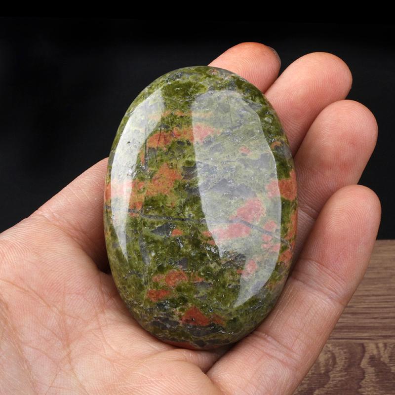 Unakite Palm Stones