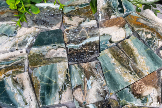 Green Opalized Wood