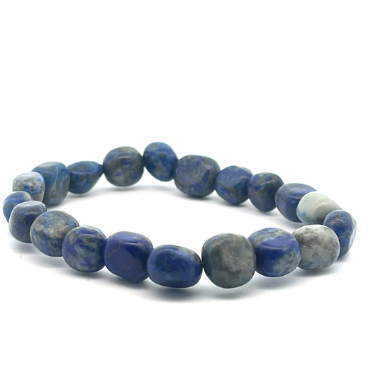 Lapis Lazuli Tumbled Stone Bracelet