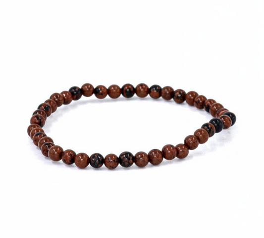 Mahogany Obsidian 4mm Bracelet