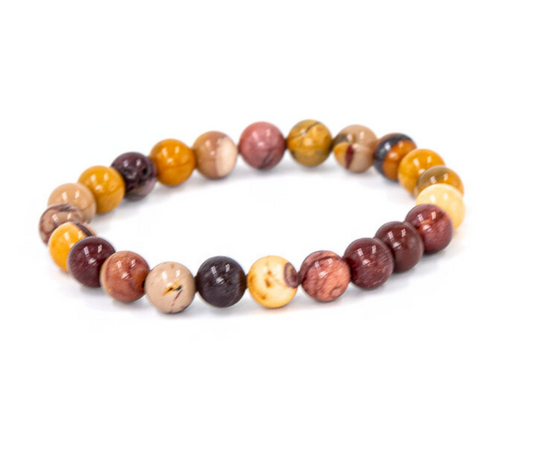 Mookite Jasper 8mm Bracelet