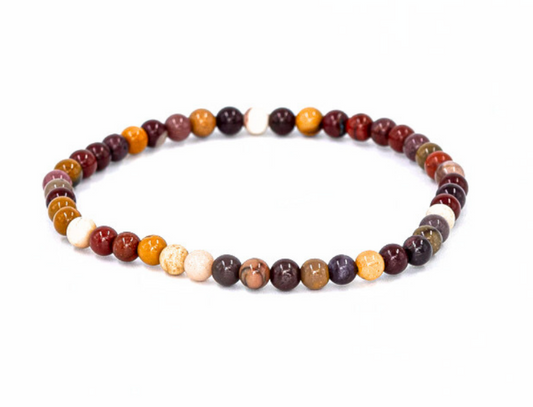 Mookite Jasper 4mm Bracelet