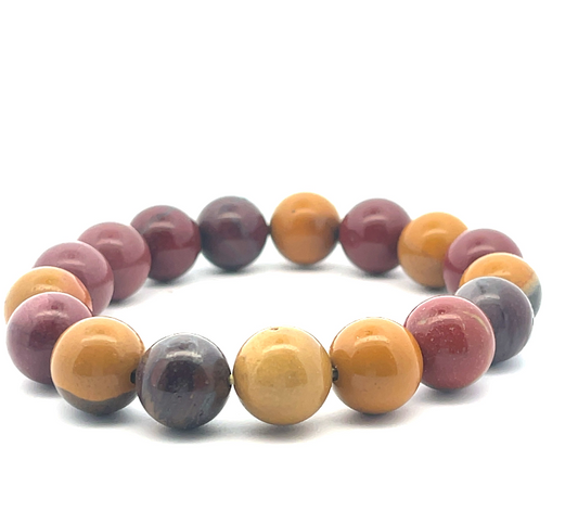 Mookite Jasper 12mm Bracelet