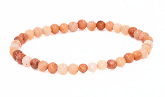 Orange Aventurine 4mm Bracelet