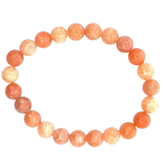 Peach Calcite 8mm Bracelet