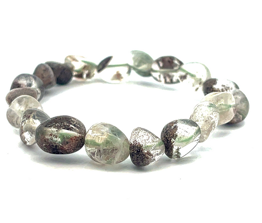 Shaman Quartz Tumbled Stone Bracelet