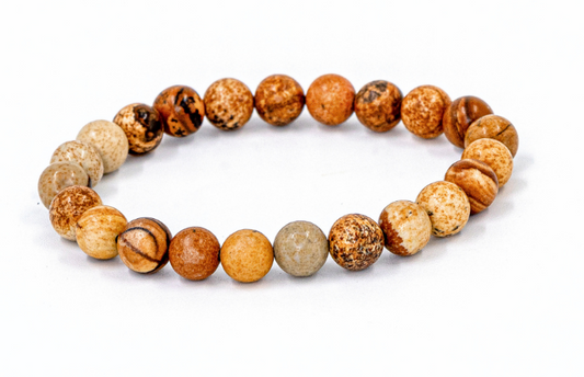 Picture Jasper 8mm Bracelet