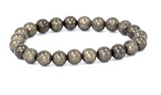 Pyrite 8mm Bracelet