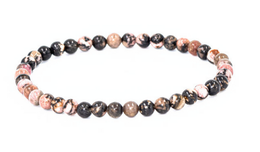 Rhodonite 4mm Bracelet