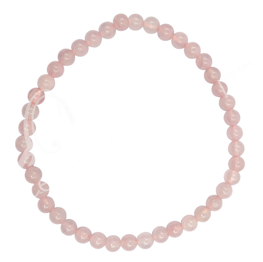 Rose Quartz 4mm Bracelet