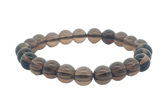 Smokey Quartz Bracelet 8mm Bracelet