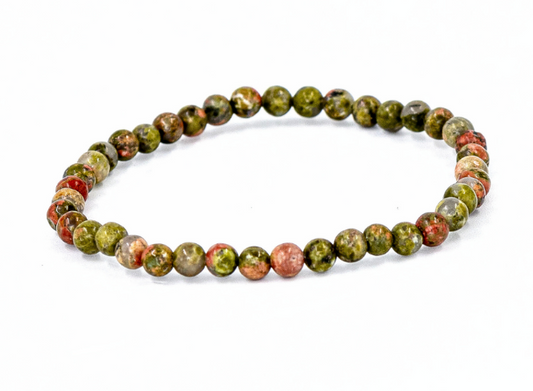 Unakite 4mm Bracelet