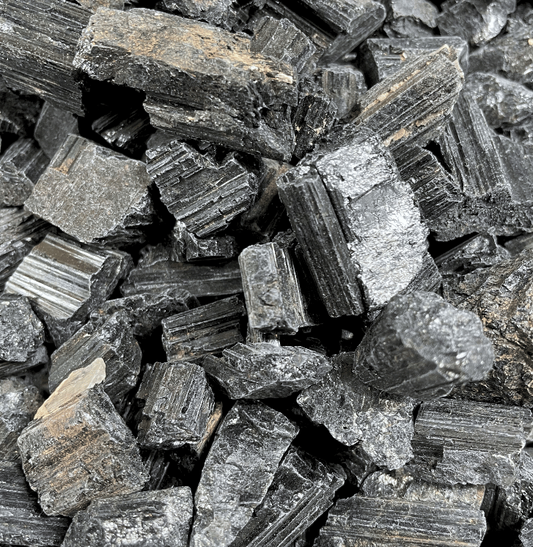 1kg Raw Black Tourmaline Chunks