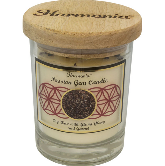 Passion - Garnet Gemstone Soy Candle
