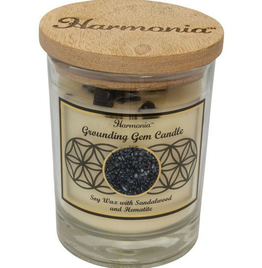 Grounding - Hematite Soy Gem Candle
