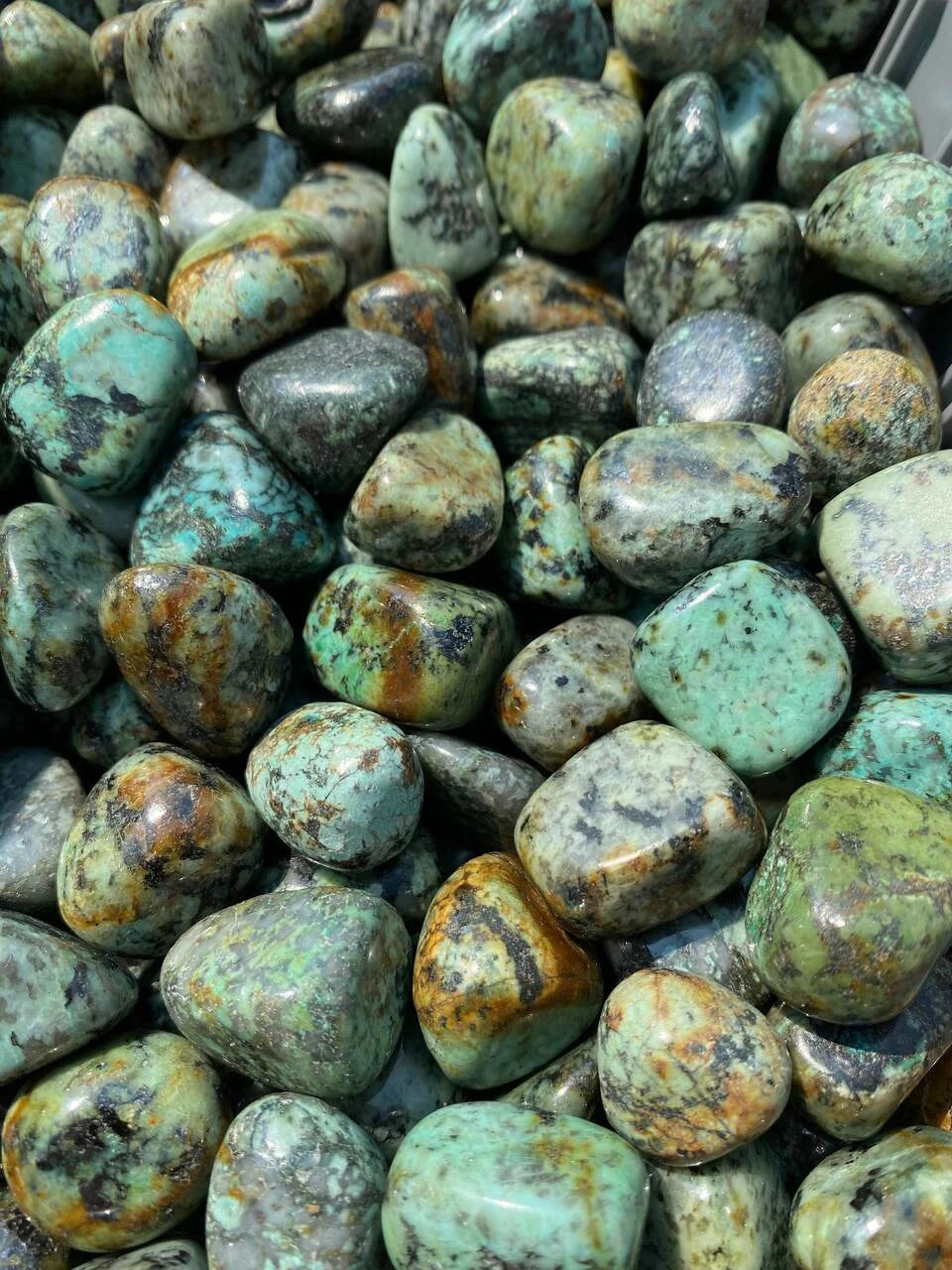 African Turquoise Tumble