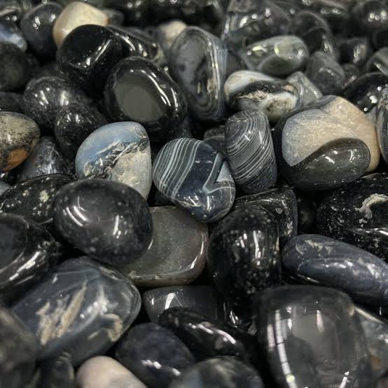 Black Agate Tumble