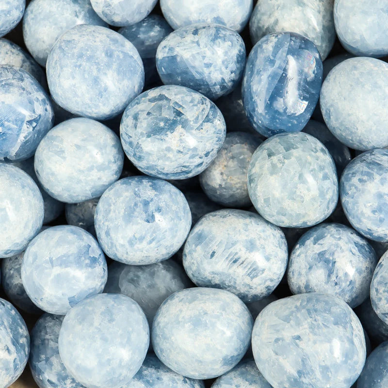 Blue Calcite Tumble