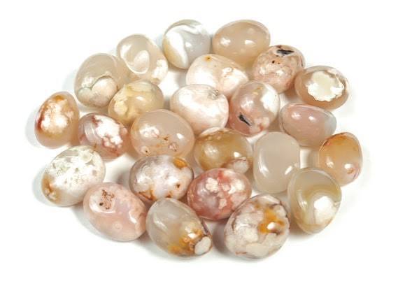 Flower Agate Tumbled Stones