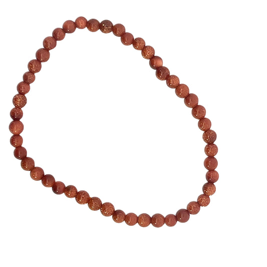 Goldstone Bracelet 4mm
