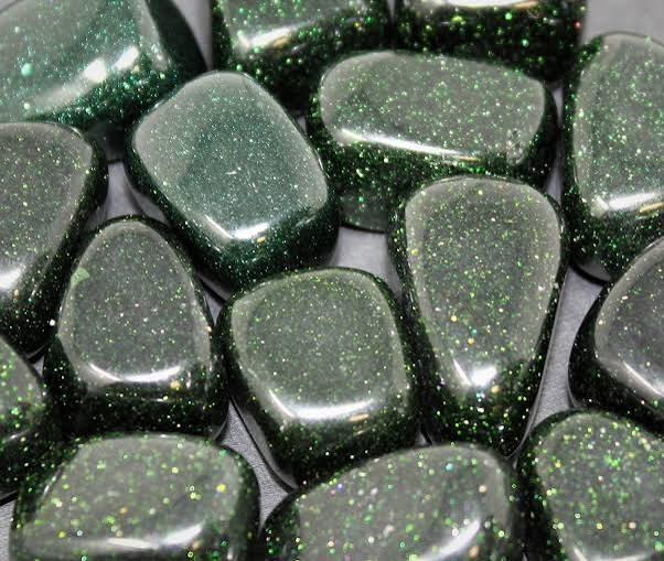Green Goldstone Tumble