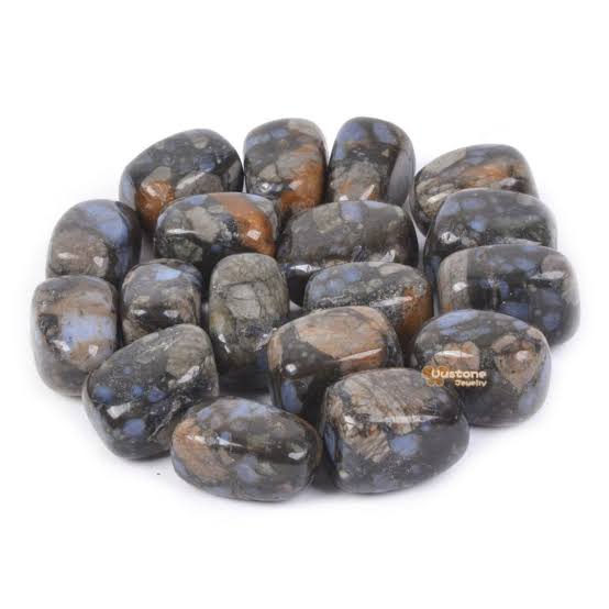Llianite/Glaucophane Tumbled Stones