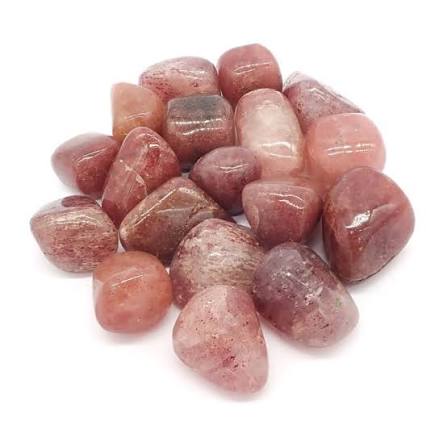 Strawberry Quartz Tumbled Stones