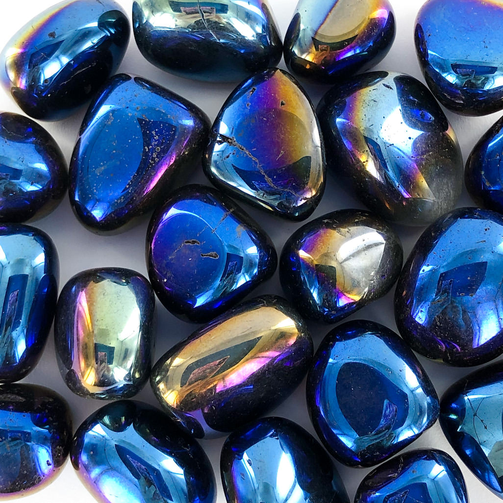 Titanium Aura Quartz Tumble