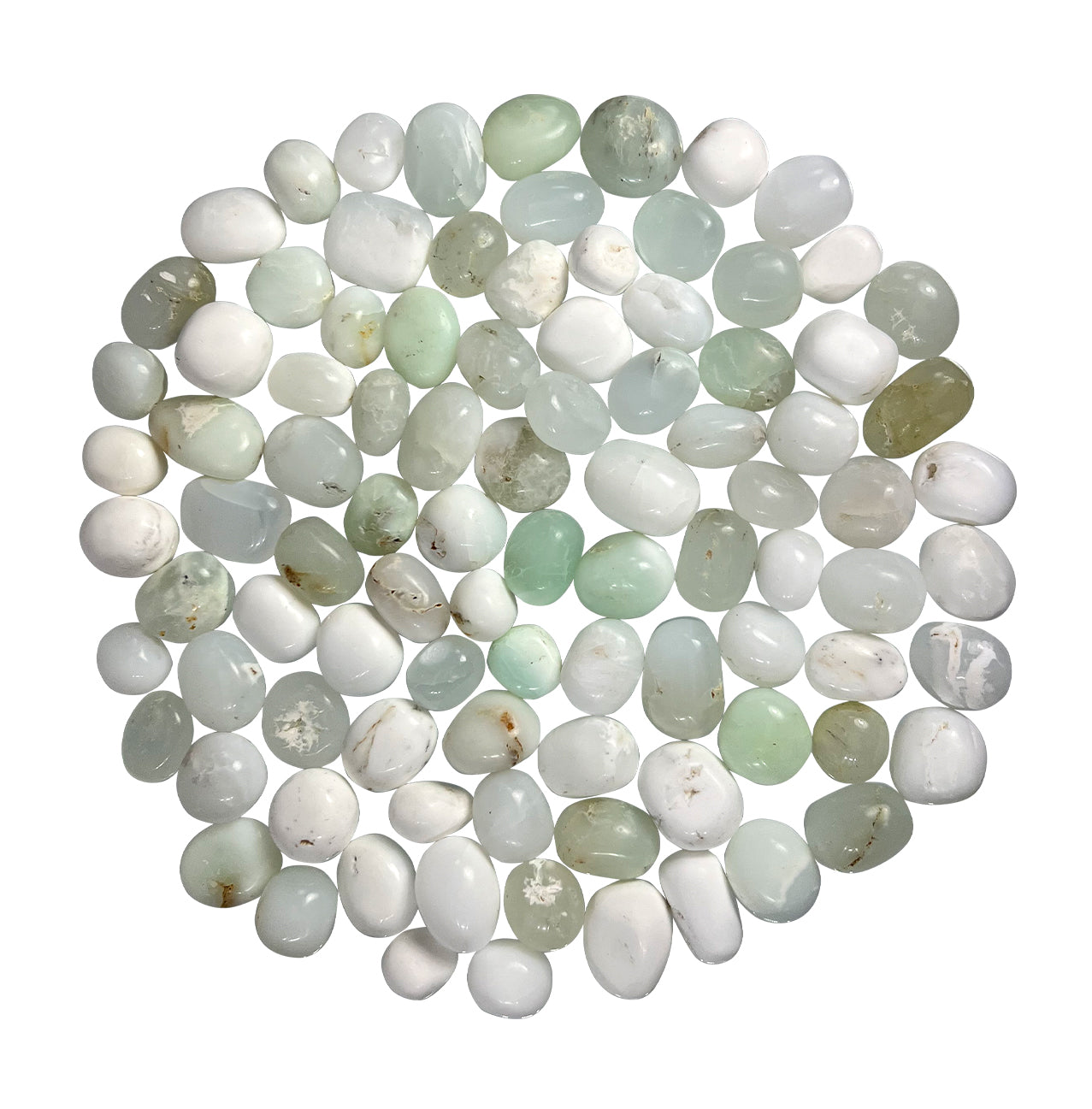 White Jade Tumbled Stones