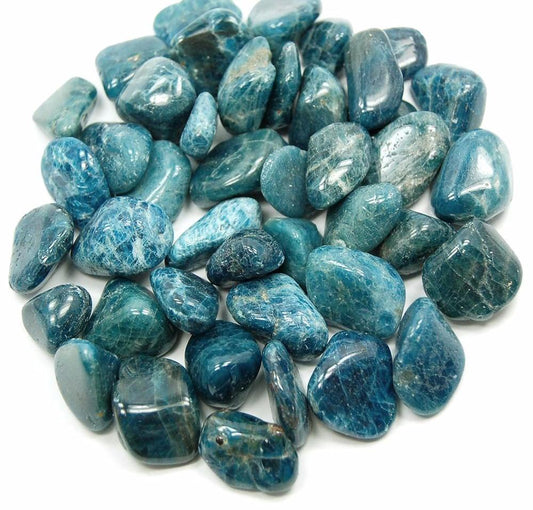 Blue Apatite Tumbled Stones